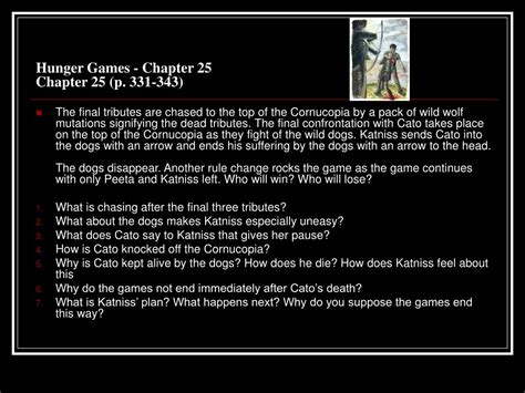 cornucopia hunger games|The Hunger Games Chapter 25 Summary .